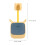 6 Pcs Adhesive Adjustable Handheld Shower Head Bracket 3