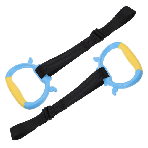 3Pcs Kids Gymnastics Rings With Adjustable Straps For Home Use 1
