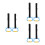 3Pcs Kids Gymnastics Rings With Adjustable Straps For Home Use 9