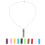 essential oil diffuser necklace with refill pads and chain 3