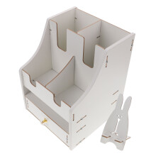 Coffee Station Paper Cup Dispenser With Cups And Straws Organizer