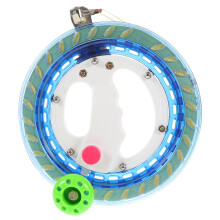1Set Wheel Automatic Locking Reel Winder Blue