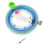 1Set Wheel Automatic Locking Reel Winder Blue 3