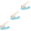 3Pièces Perforateurs Colorés Pour Scrapbooking Bricolage 7