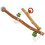 1Set Grappige Papegaaien Schommel Vogel Accessoire 11