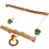 1Set Grappige Papegaaien Schommel Vogel Accessoire 9