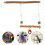 1Set Grappige Papegaaien Schommel Vogel Accessoire 8