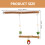 1Set Grappige Papegaaien Schommel Vogel Accessoire 3