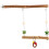 1Set Grappige Papegaaien Schommel Vogel Accessoire 6