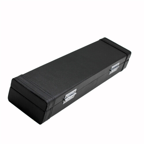 2 Pcs 16 Hole Flute Case Black 1