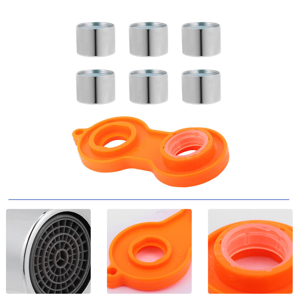 7Pcs 22Mm Aerator Faucet Bubbler Sprayer Water Saving Filter With Wrench 3354104867197