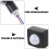 Outdoor LED Infrared PIR Motion Sensor Mini Wall Lamp Switch 7