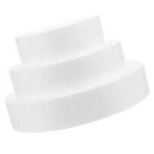 3Pcs Cake Foam DIY Fake Model Wedding Party Decor Mold
