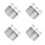 16 Pcs Round Stainless Steel Mousse Ring Cake Cookie Baking Mold 4