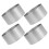16 Pcs Round Stainless Steel Mousse Ring Cake Cookie Baking Mold 3