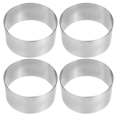 16 Pcs Round Stainless Steel Mousse Ring Cake Cookie Baking Mold 1