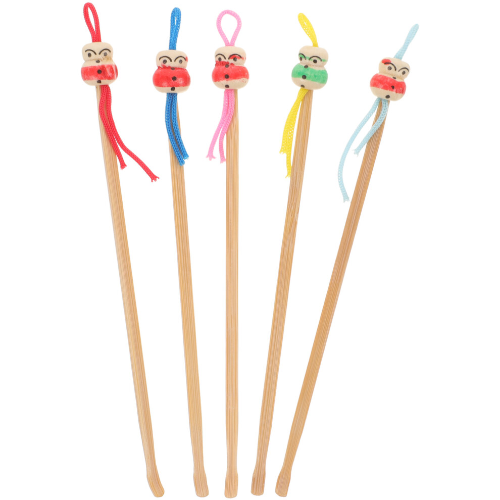 Aboofan 5Pcs Portable Ear Wax Removal Spoons With Hanging Ear Cleaner Tool