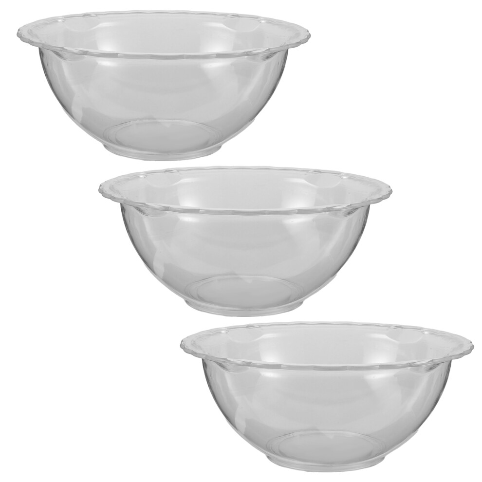 Villcase 6 Pcs Transparent Lightweight Facial Bowl For Home And Salons
