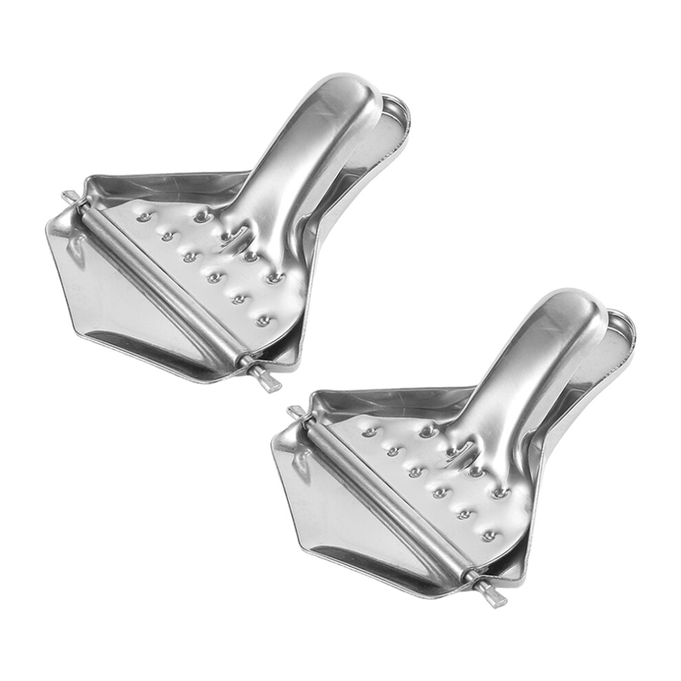 2 Pcs Stainless Steel Lemon Juicer Manual Fruit Squeezer-image-OPC-PKXCBHT-NEW