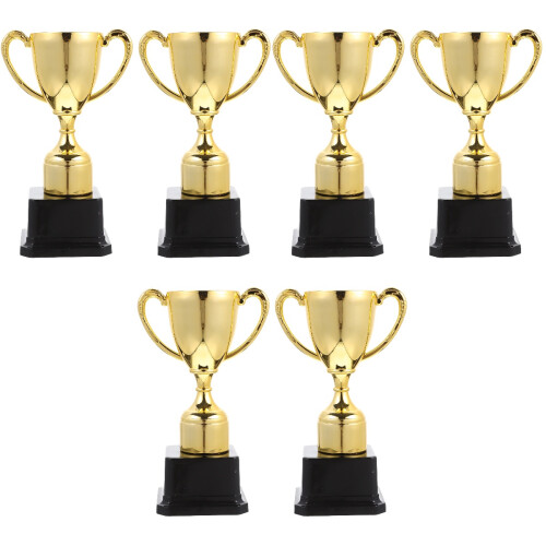 6Pièces Trophées Or Enfants Durable Pour Jeux 2