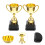 6Pièces Trophées Or Enfants Durable Pour Jeux 10