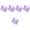 5Pcs Nail Art Tool Tray Manicure Cleaning Box Storage Organizer 6