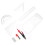 One Set Student Metal Compass And Ruler For Math Geometry Drawing 1