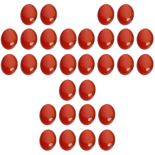 30 Pcs 13X18Mm Stone Oval Agate Patch For Jewelry Craft 2