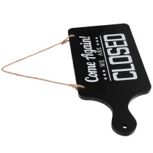 open closed sign for stores cafe double sided wood restaurant