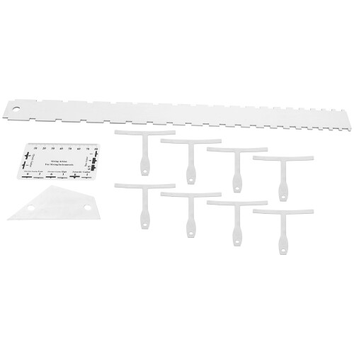 12Pcs Guitar Luthier Tools Radius Gauge String Action Ruler