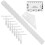 12Pcs Guitar Luthier Tools Radius Gauge String Action Ruler 9
