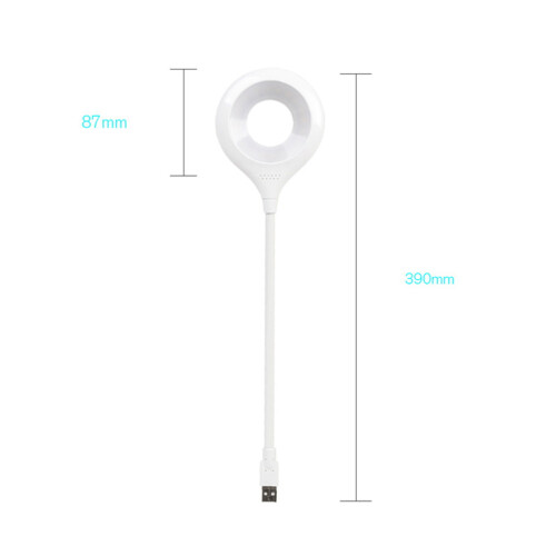 1pc Cell Phone Usb Fill Ring Light Selfie Live Streaming Light (White) 1