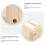 1 Set Rotatable Wooden Bobbin Spool Thread Dispenser Rack 10