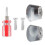 One Set Double-Row Roller Skate Toe Stops Brake Jam Plugs With Tools 11