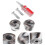 One Set Double-Row Roller Skate Toe Stops Brake Jam Plugs With Tools 7