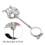 5Pcs Small Iron Score Stand Clarinet Sheet Music Clip Accessory 6