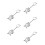 5Pcs Small Iron Score Stand Clarinet Sheet Music Clip Accessory 10