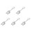 5Pcs Small Iron Score Stand Clarinet Sheet Music Clip Accessory 11