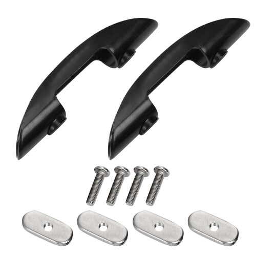 Kayak Paddle Accessoires Zwarte PP Houder Met Rvs Schroeven