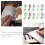 10Pcs Score Clips Music Book Clamps Notes Shaped Sheet Holders 8