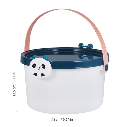 Desktop Storage Box With Lid For Toys And Sundries Panda Pattern 1