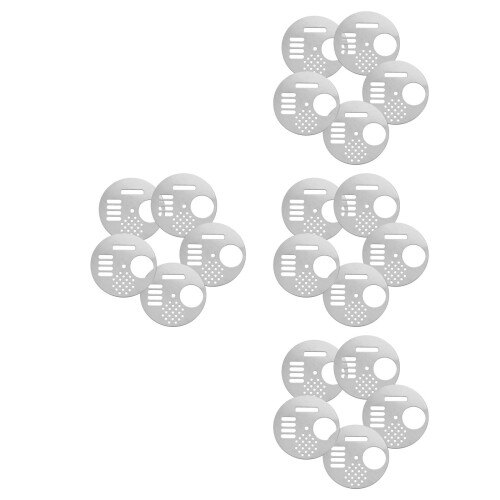 20 Pcs Rotating Beehive Entrance Reducer Ventilation Gate Mouse Guard 2