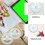 6Pcs Clear Plastic 10Cm Swing Arm Protractor With Rotating Indicator 8
