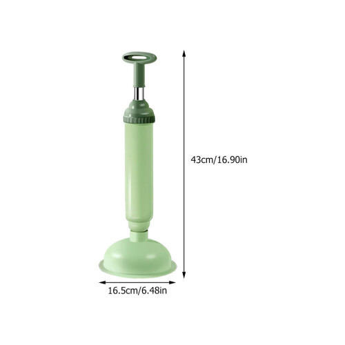 2Pcs Practical Toilet Plunger Bathroom Vacuum Cleaner Sewer Tool 1