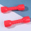 1 Pair Red Plastic Dumbbells Ergonomic Hand Bar For Kids Exercise 9