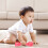1 Pair Red Plastic Dumbbells Ergonomic Hand Bar For Kids Exercise 3