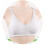 Grey Plaid Front Button Nursing Bra Seamless Lace Breathable Maternity 95B 3