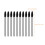 50Pcs Disposable Eyelash And Eyebrow Brushes For Makeup 8