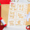 New Year Painting Stencil Reusable DIY Craft Template 9