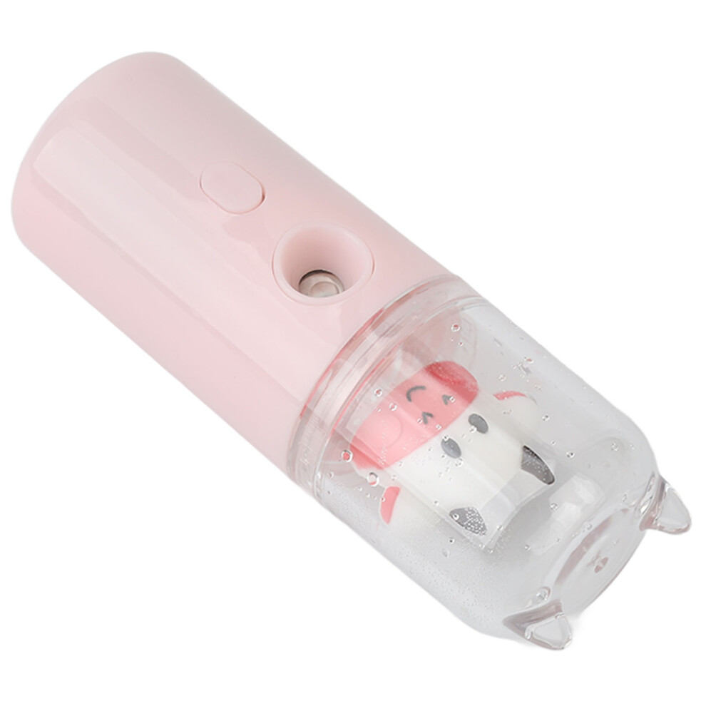 Pink Nano Facial Mist Sprayer 30Ml Usb Rechargeable Handheld Hydrator